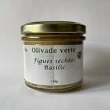 Olivade verte - figues séchées, basilic