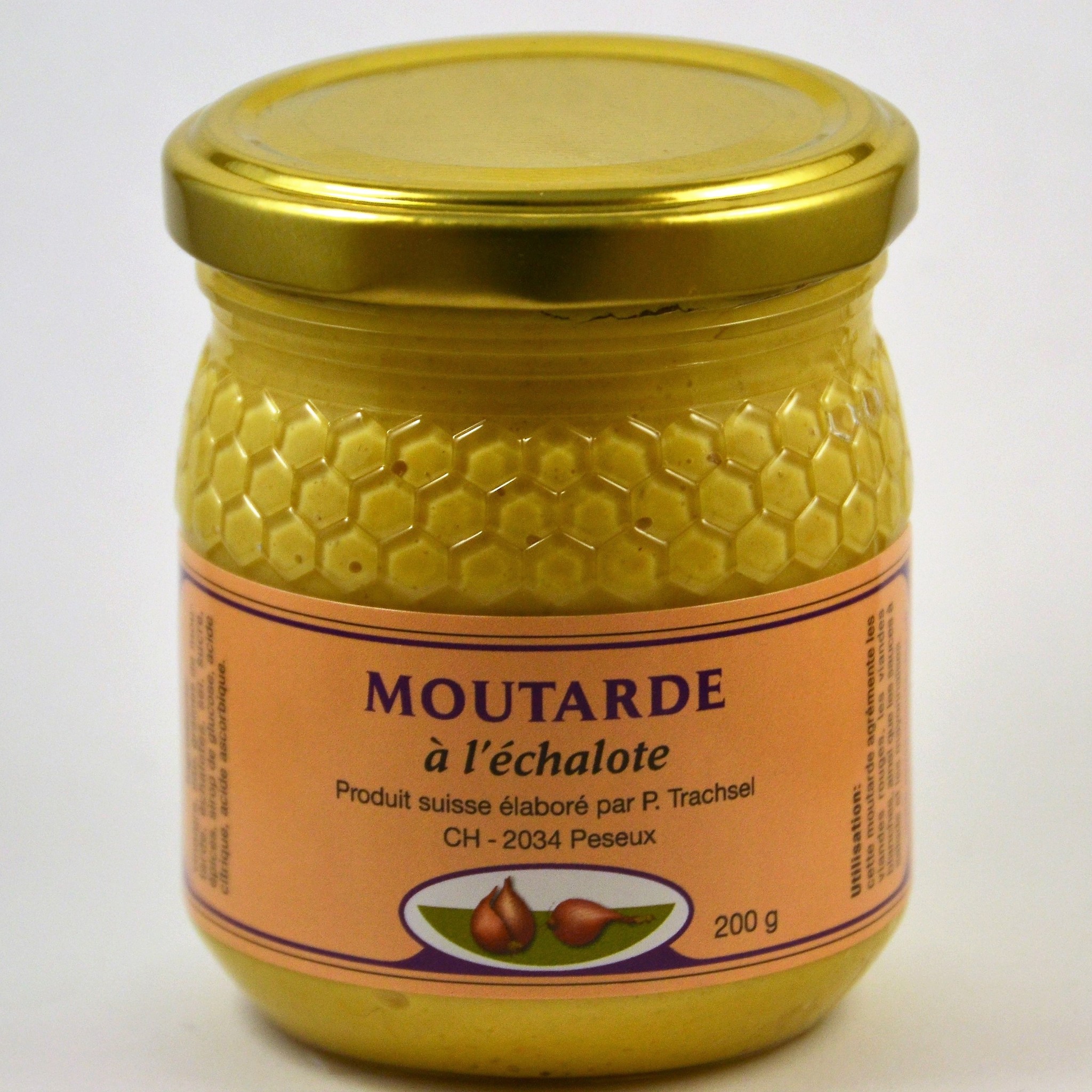 Moutarde au miel à l'échalote 200g Moutarde
